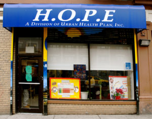 Frente de la sede de Project HOPE