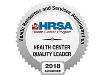 Banner que indica que UHP es un centro de salud líder en calidad certificado por la Administración de Recursos y Servicios de Salud