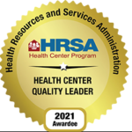 HRSA Health Center Quality Leader badge