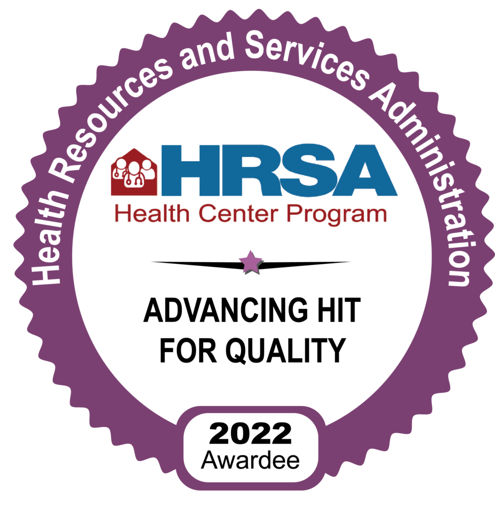HRSA badge for Advancing Health Information Technology for Quality