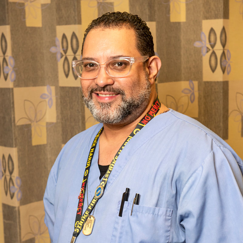 Nelson Ramirez, auxiliar de fisioterapeuta