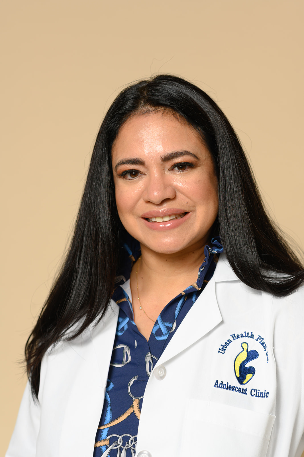 Headshot of Dr. Gladys Banegas, Medical Director of Urban Health Plan's Adolescent Health and Wellness Center, who was selected as a 2026-2027 United Hospital Fund of New York Health Equity Fellow.